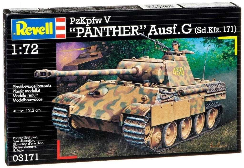 REVELL MODELE WOJSKOWY PZKPFW V PANTHER AUSF.G 317