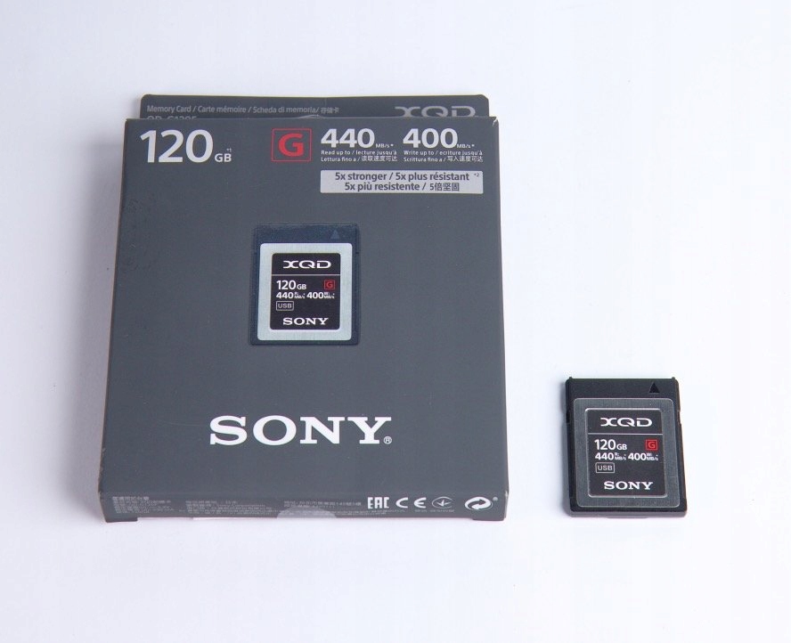 karta Sony 120 GB XQD 440/400 MB/s SKLEP OKAZJA