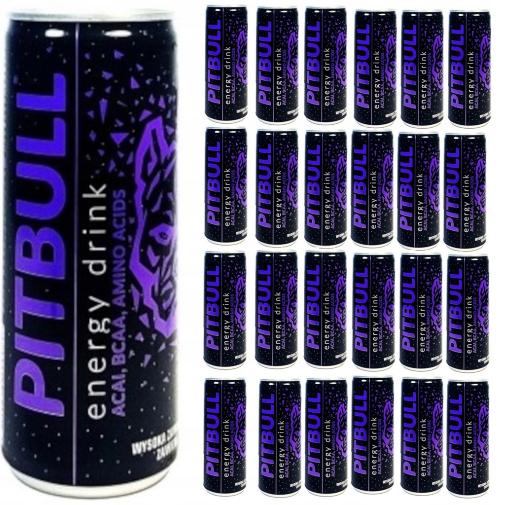 Napój PITBULL Energy Jagody Acai 250ml x24 12705618870 oficjalne
