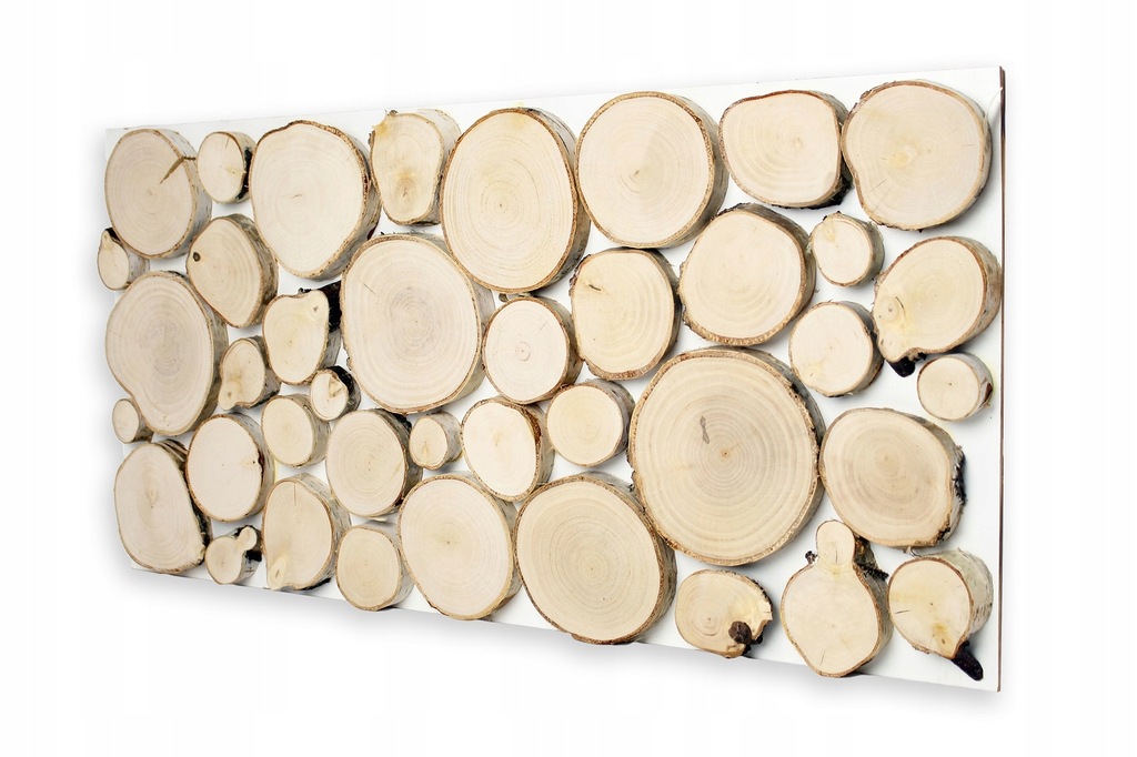 Panel ścienny z plastrów drewna brzozowego 320 7494005085
