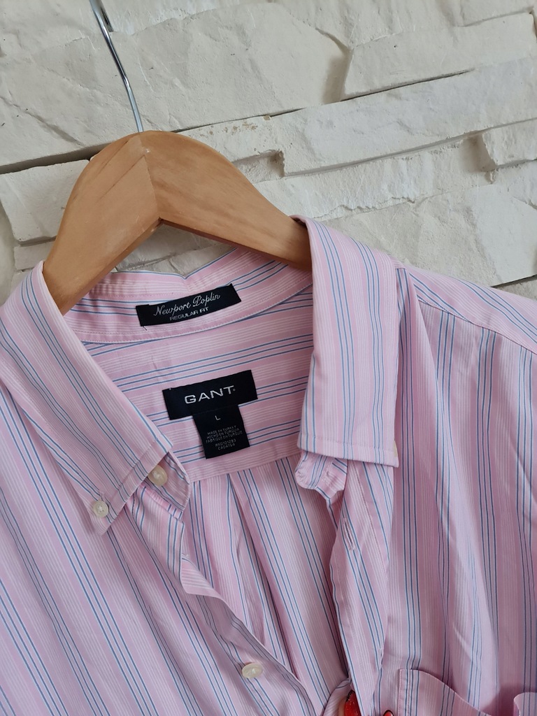 Gant Regular Fit 100%cotton L idealna koszula