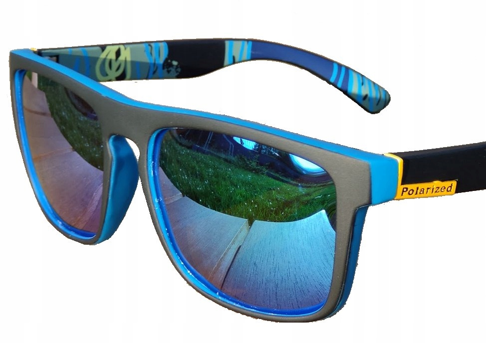 KOREKCYJNE OKULARY przeciwsłoneczne lustrzane POLARYZACYJNE UV moc: -2.75