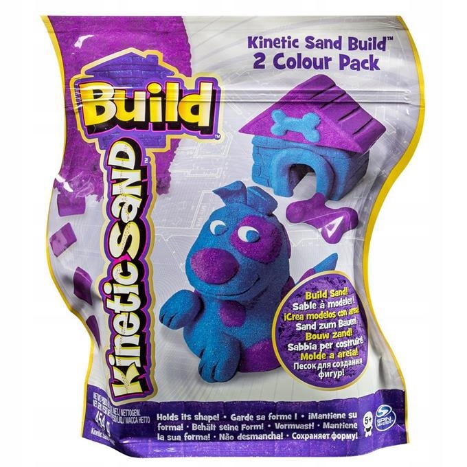 Kinetic Sand Build piasek konstrukcyjny 2 kolory p