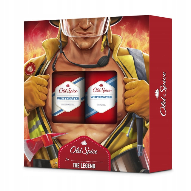 Old Spice zestaw Whitewater Fireman sztyft i żel