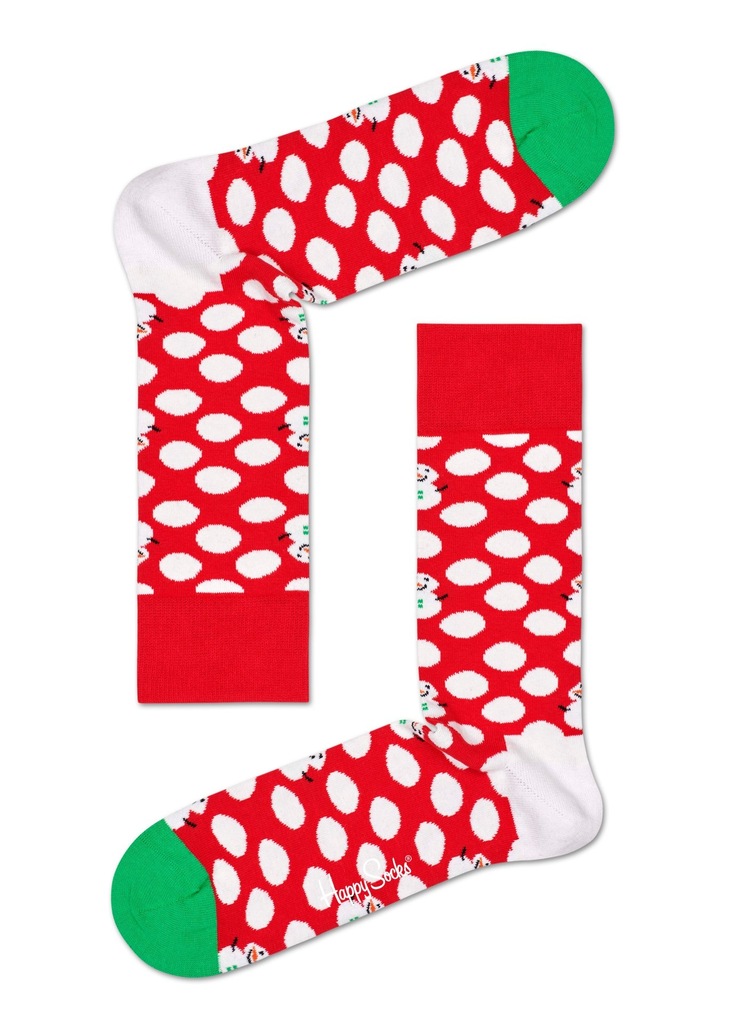 Happy Socks skarpetki męskie bałwanek prezent