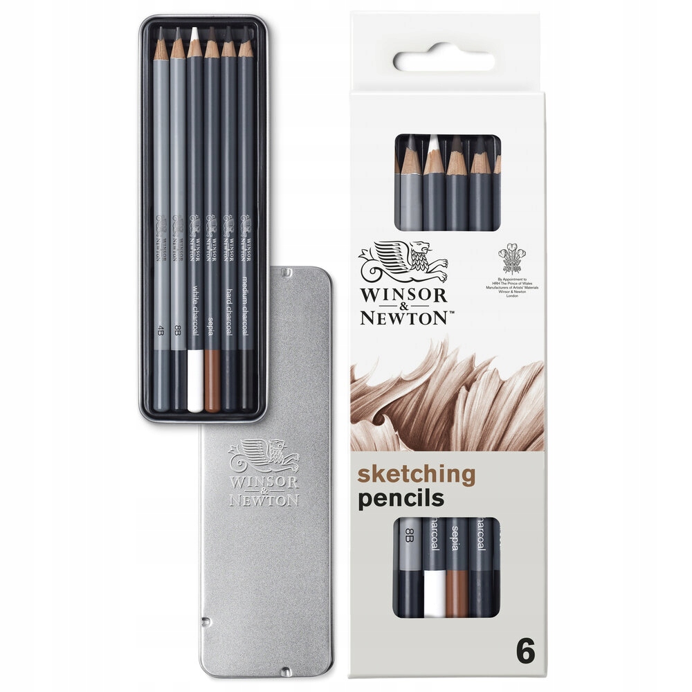 Zestaw do szkicowania 6 szt Winsor&Newton Stud