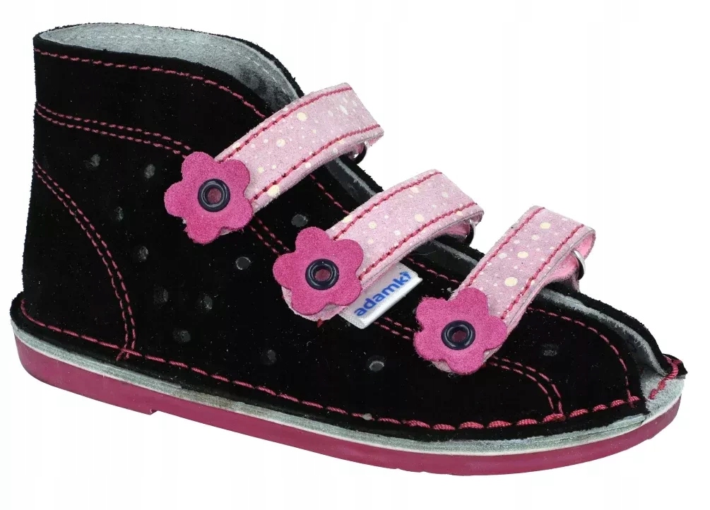 Adamki kapcie dla dziewczynki profilaktyczne zmienne r. 31