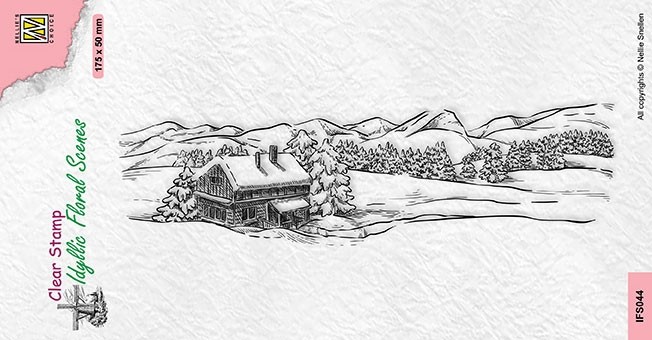 Stempel Nellie's Choice IFS044 Snow landscape