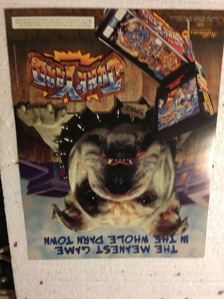 Fliper flipper pinball flyer Junk Yard