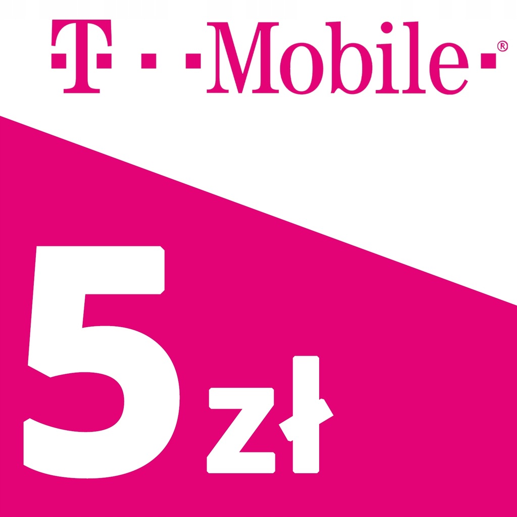 Doładowanie T-Mobile 5 zł Kod SMS