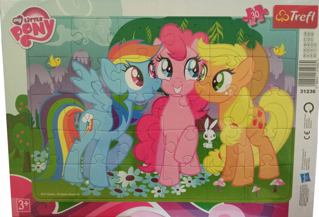 PUZZLE RAMKOWE 30 MY LITTLE PONY MLP KUCYKI TREFL