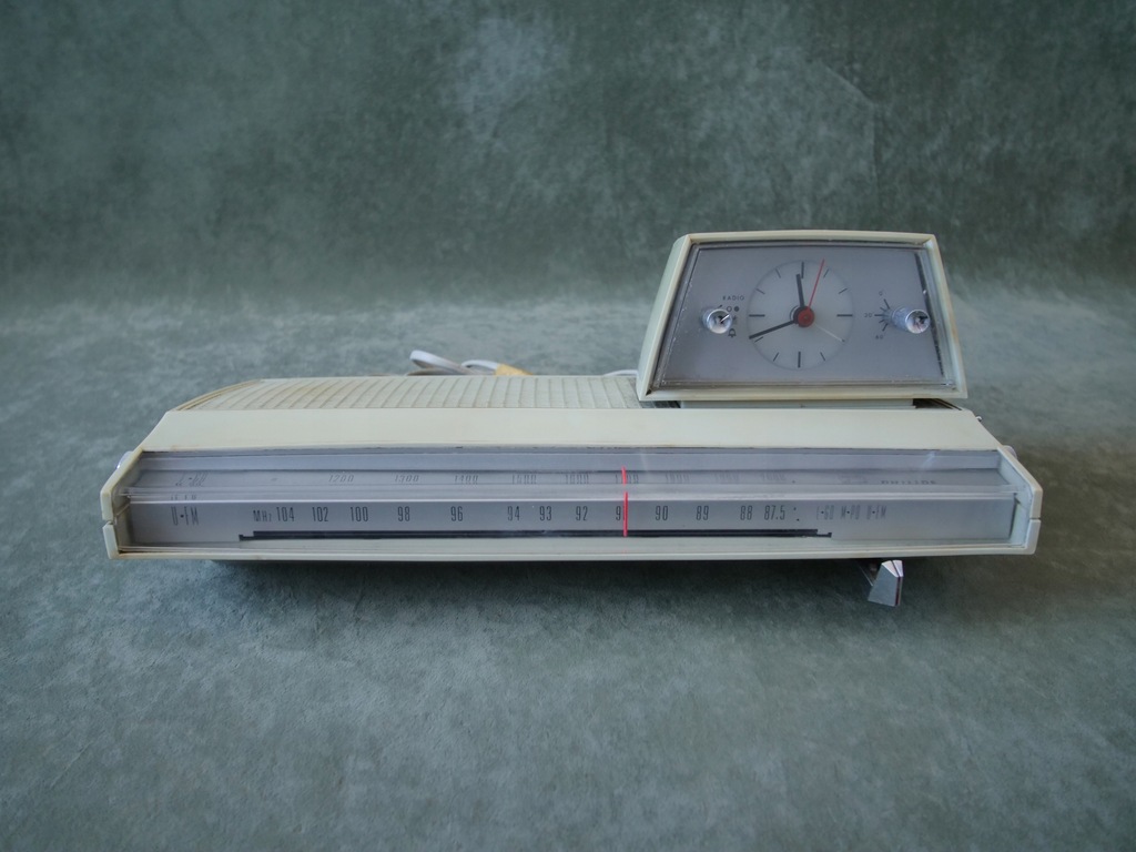 Radio Budzik Philips 22 RS, Kosmos, Ufo, Vintage, Antyk, PRL