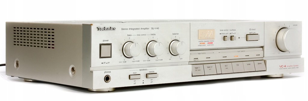 TECHNICS SU-V40 SMUKŁY WZMACNIACZ STEREO 380W