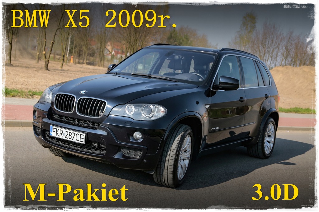 BMW X5 2009 rok, 3.0D! M-Pakiet, bogata wersja!