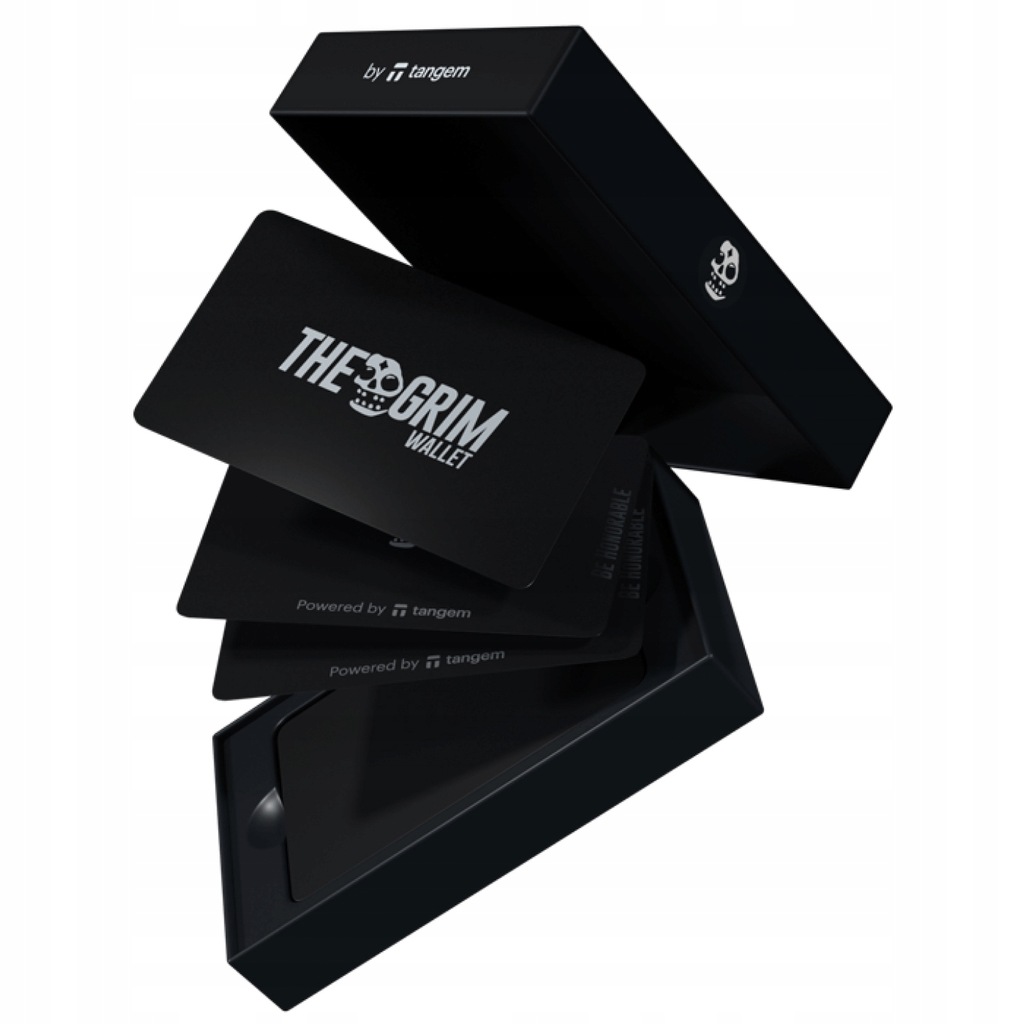 Portfel sprzętowy kryptowalutowy Tangem Grim 3 karty
