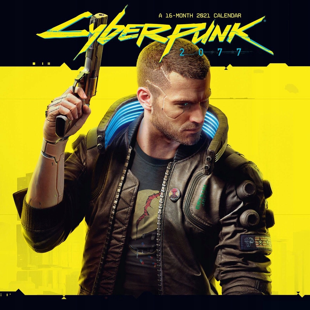 KALENDARZ ŚCIENNY 2021 CYBERPUNK 2077