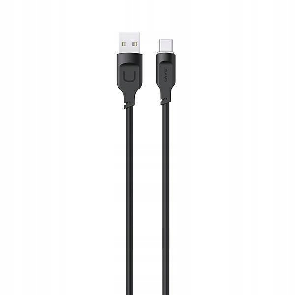 USAMS Kabel USB-C PD Fast Charging 1,2m 6A Lithe Series czarny/black SJ568U