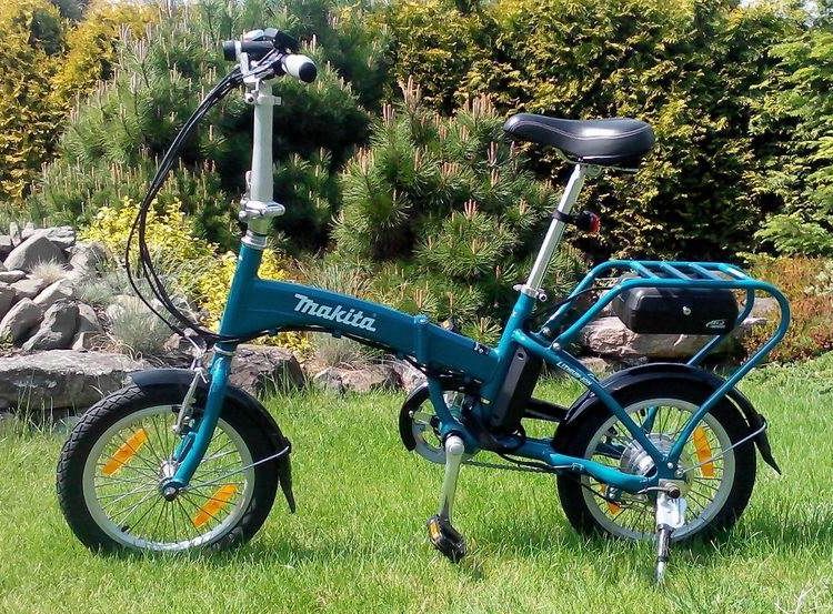 MAKITA BBY180 Składany Rower ze Wspomaganiem Elekt 7133132550