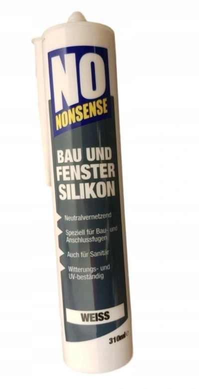 Silikon do okien 310ml biały NO Nonsense A/D3