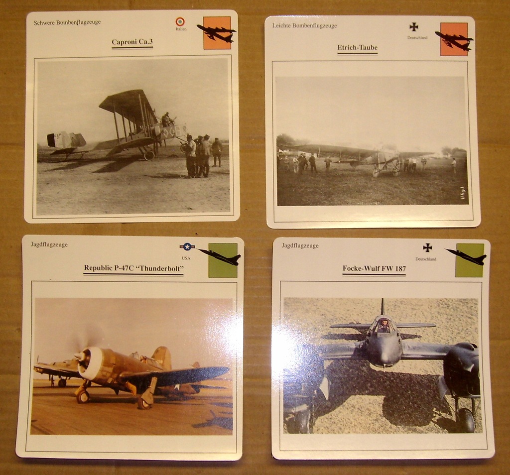 Samoloty Bojowe fotki z opisami około 100 szt