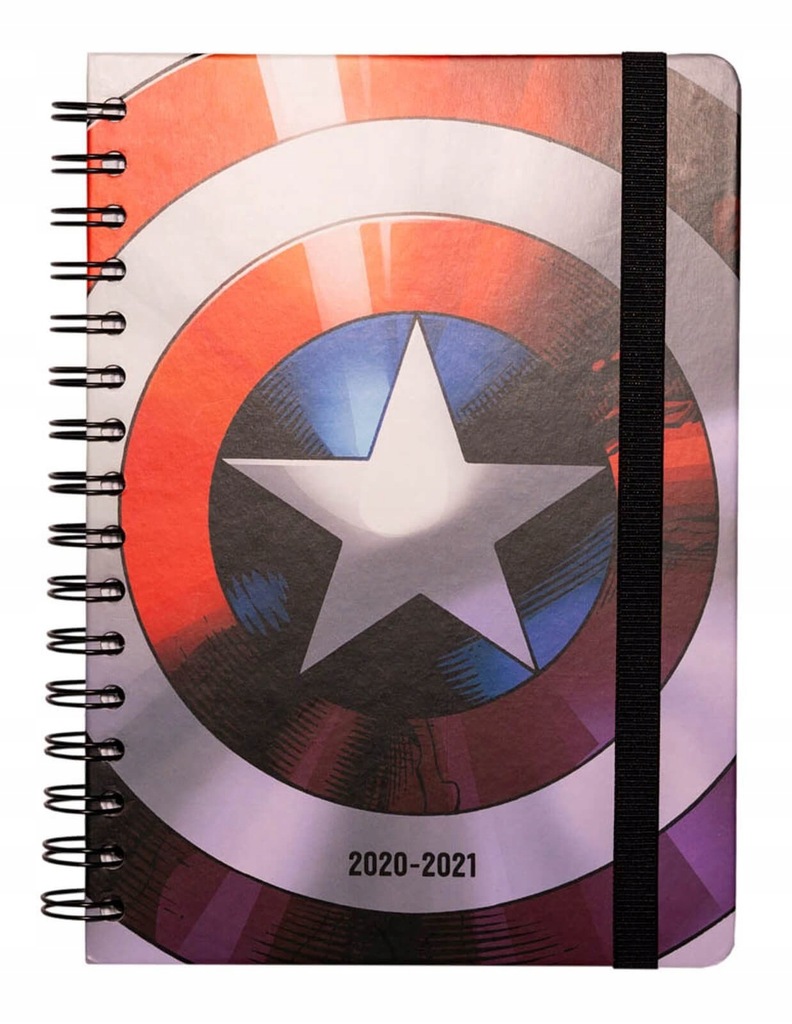 Marvel Kapitan Ameryka - notes kalendarz 2020-2021