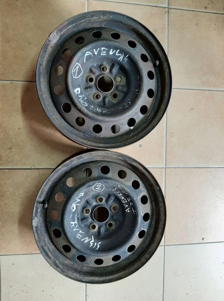 FELGA STALOWA 6,5Jx16H2 AVENSIS 2160612 ET45 NR1