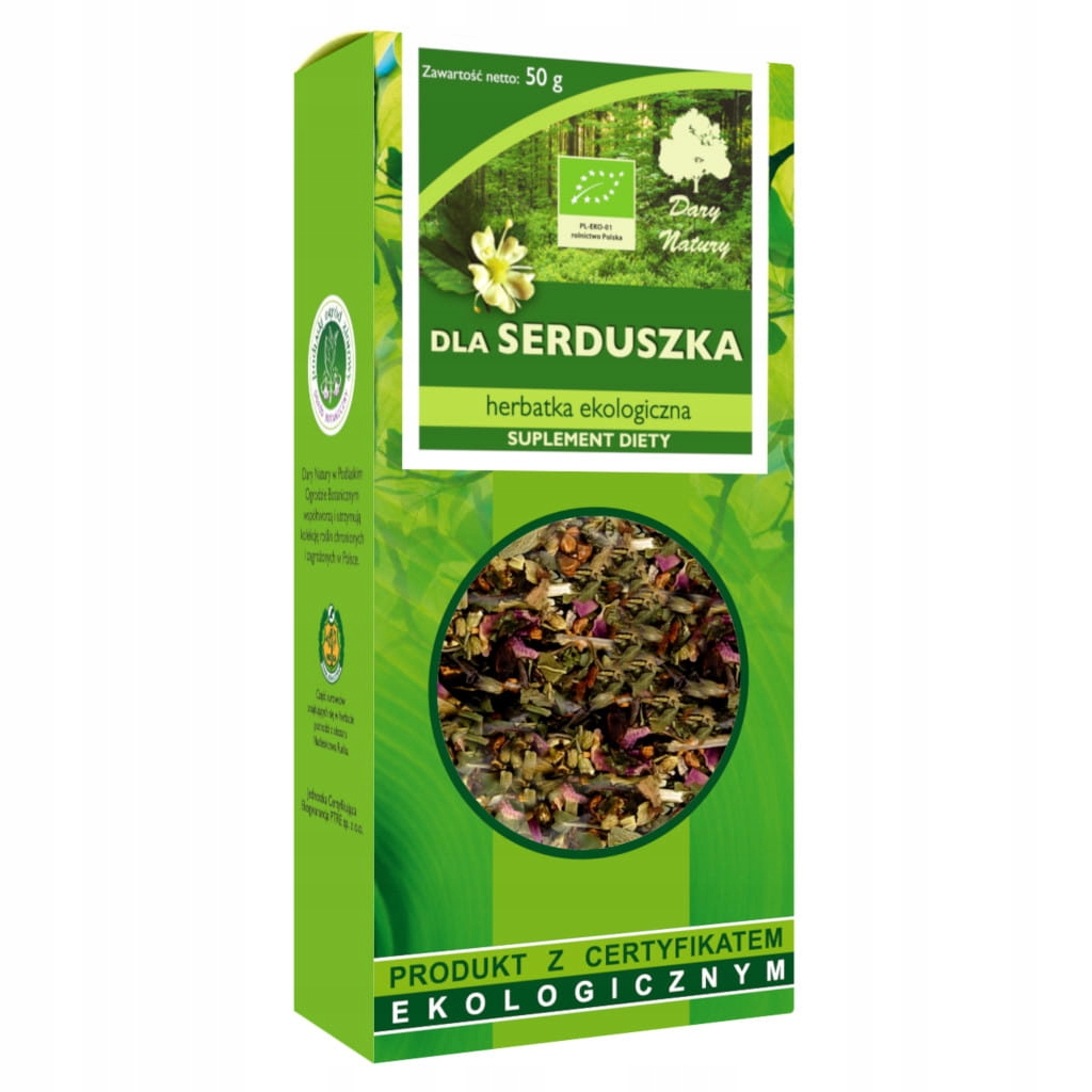 Herbatka DLA SERDUSZKA BIO 50g Dary Natury