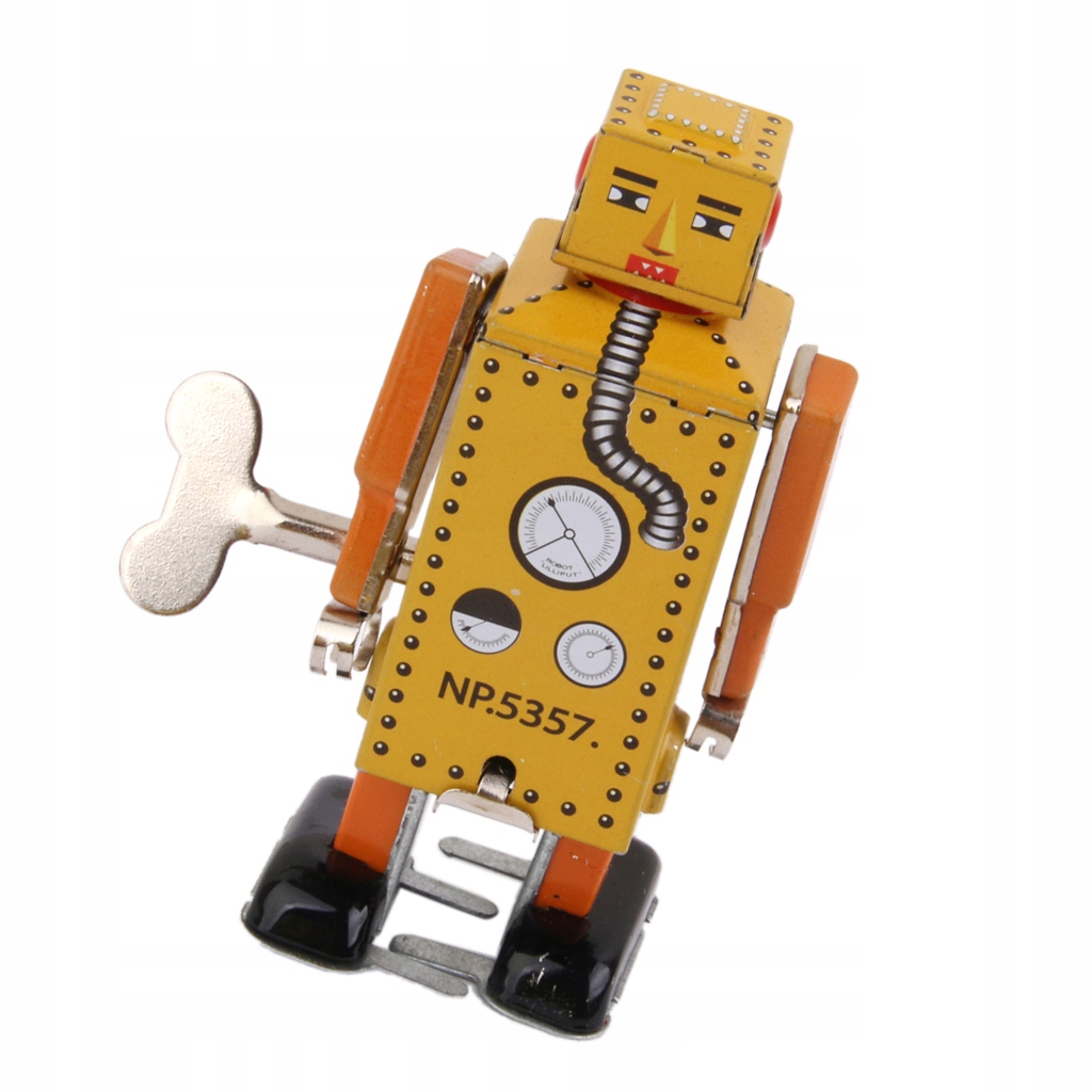 Vintage Lilliput Robot nakręcany metal