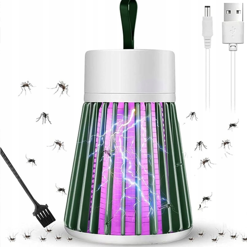 LAMPKA PRZECIWKO KOMAROM OWADOBÓJCZA UV NA KOMARY OWADY MUCHY PUŁKAPKA USB