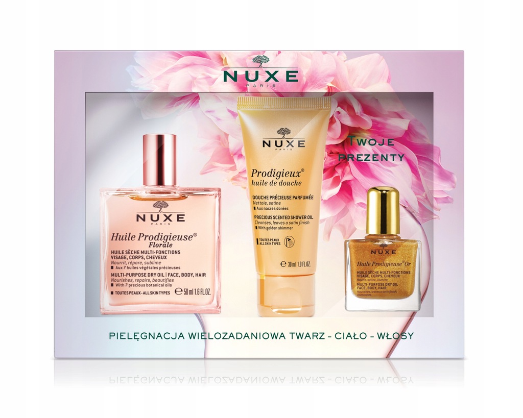 Купить Набор NUXE FLORALE + Масло с частицами золота: отзывы, фото, характеристики в интерне-магазине Aredi.ru