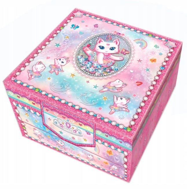 Pecoware Zestaw w pudełku z szufladami - Kot baletnica PREZPREZENT NA ŚWIĘT