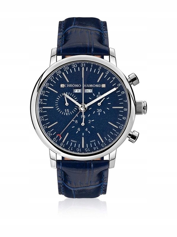 Chrono Diamond 11200 Zegarek M ski Sk rzany 8758907821