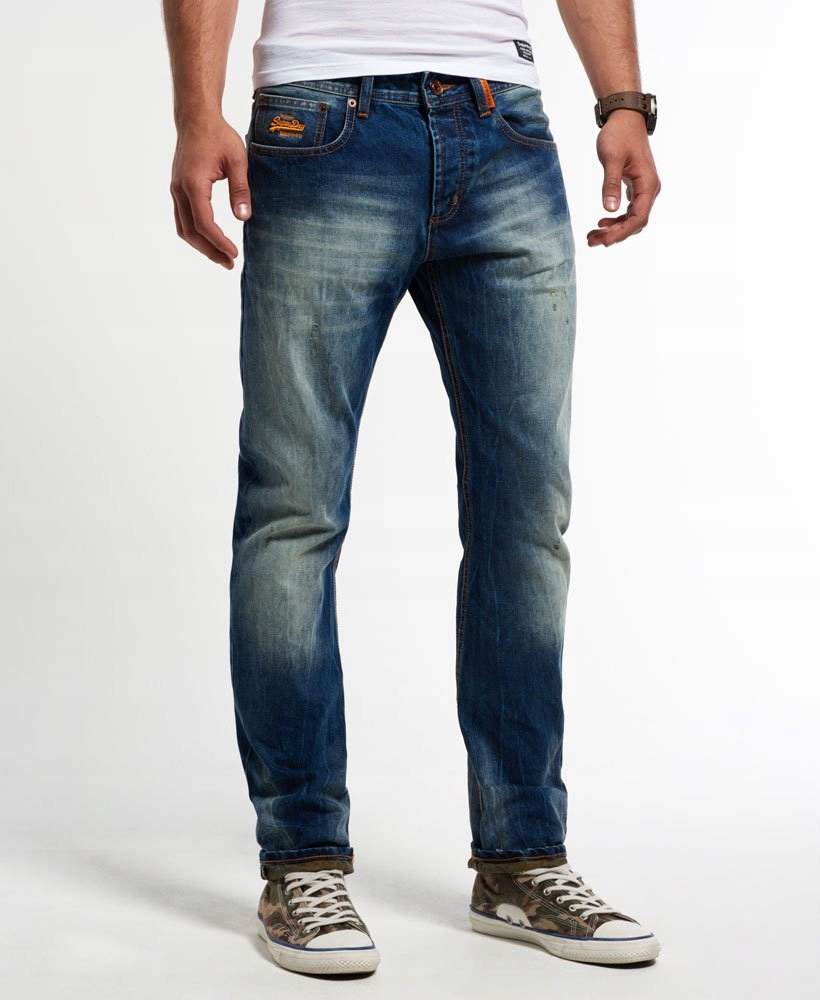 Superdry Copperfill Loose jeansy męskie NOWE 32 32