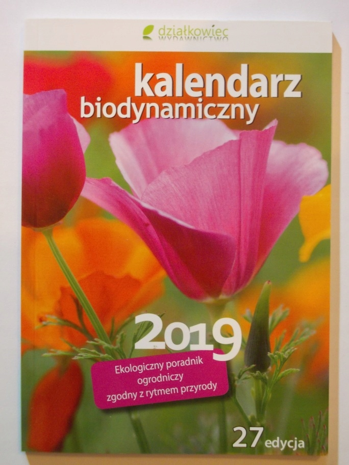 Kalendarz biodynamiczny 2019