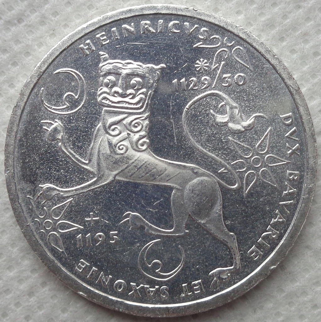 P - Niemcy - 10 marek - 1995 F - Henryk Lew