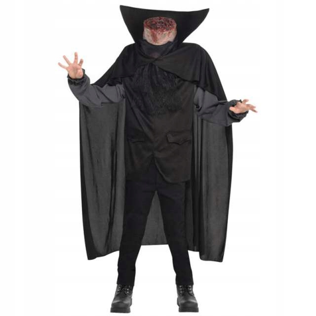 STRÓJ dzieci ŚMIERĆ BEZGŁOWY JEZDZIEC halloween 12-14 lat