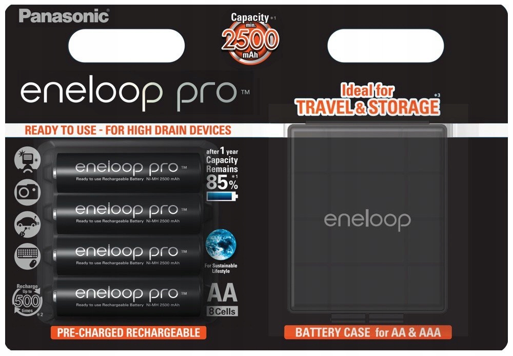 Eneloop Pro R6/AA LR6 MN 1500 Mignon AM3 E91