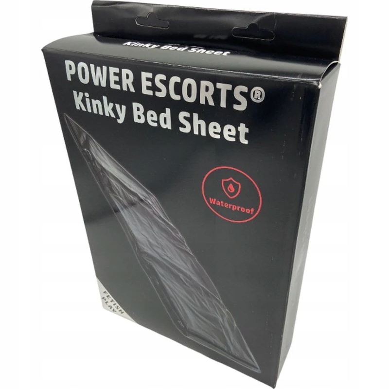 Power Escorts - BR190 - Kinky Bed Sheet Black -