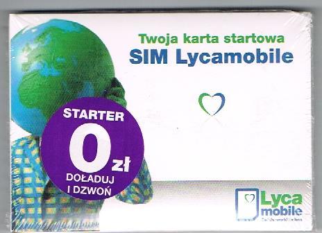 KARTA SIM LYCAMOBILE