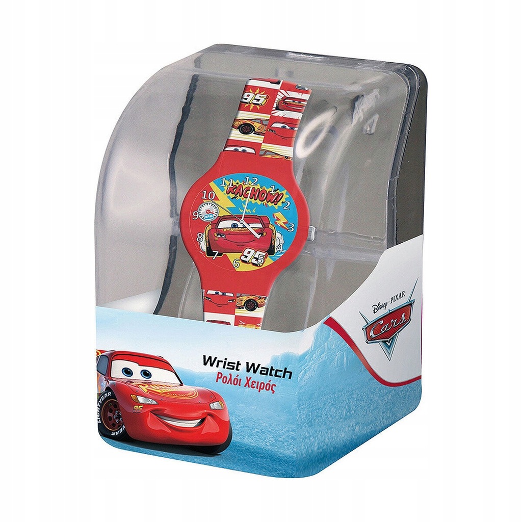 Zegarek Dziecięcy Cartoon CARS - PLASTIC BOX (Ø