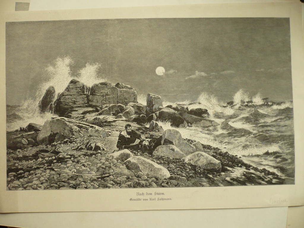 Carl Saltzmann, po sztormie, oryg. 1896