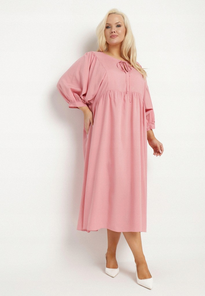 Born2Be Różowa Sukienka damska 4XL/5XL