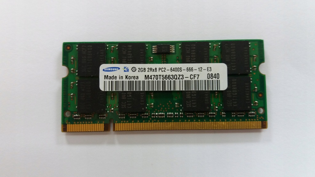 2GB DDR2 PC2 6400S 800MHz 2048MB SODIMM