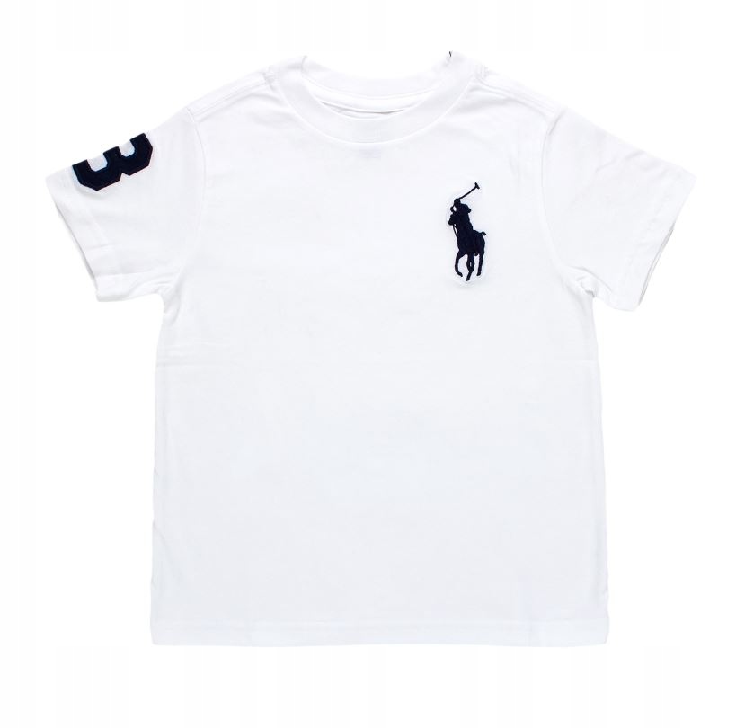 Polo Ralph Lauren t-shirt biała duży koń logo L