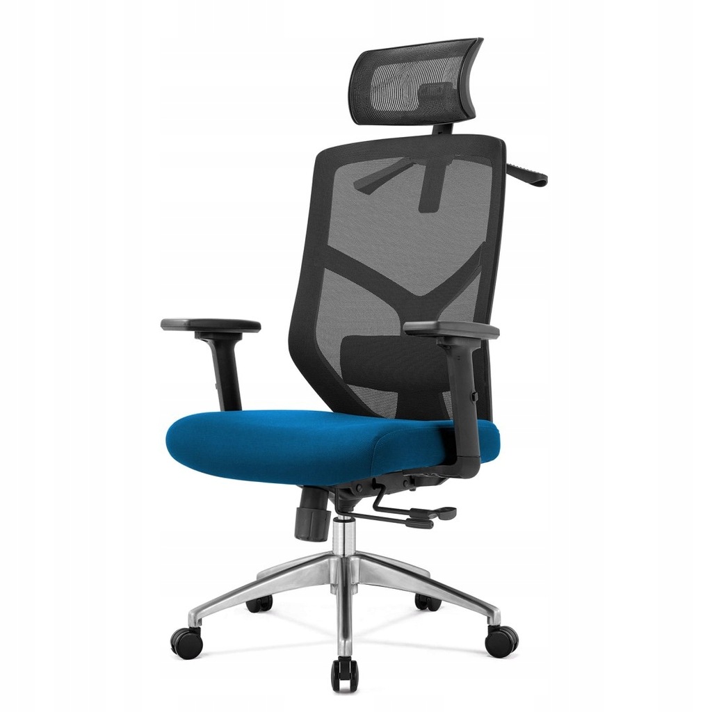 Fotel biurowy ergonomiczny Rosa niebieski ANGEL