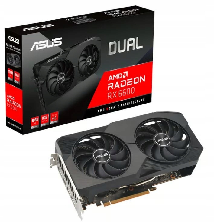 Karta graficzna Radeon RX 6600 DUAL V2 8GB GDDR6