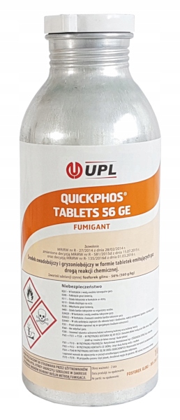 QUICKPHOS 56 GE ŚRODEK TRUCIZNA KRETY PELLETS 1KG