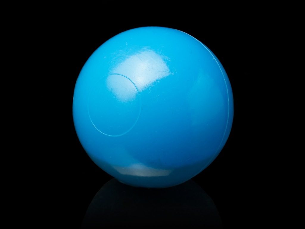 Piłka do żonglerki Rusałka oryginał 70 mm kolor niebieski