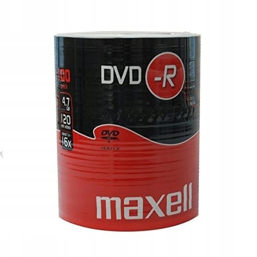 Płyty Maxell 275733 DVD-R 16x 4,7GB 100szt