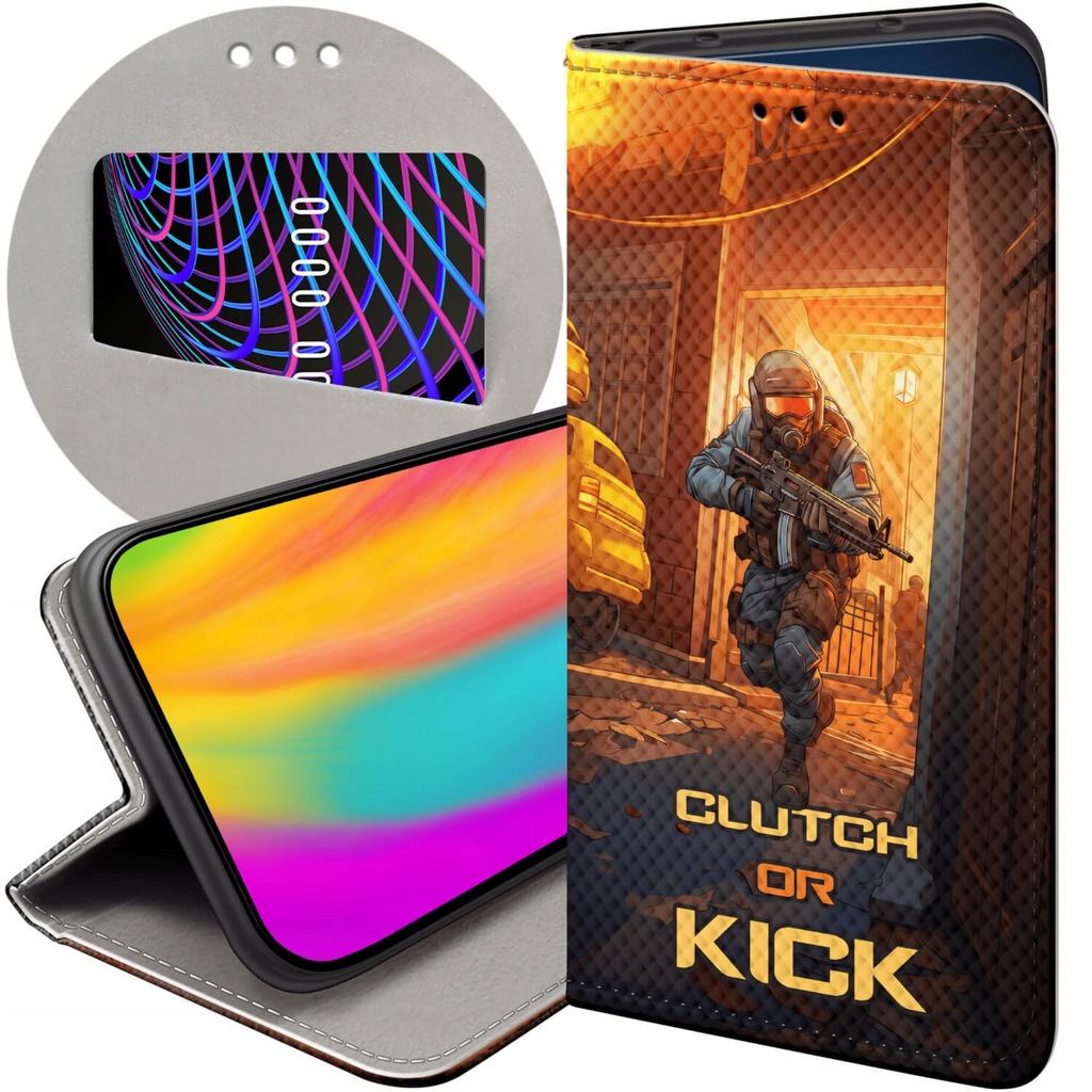 ETUI Z KLAPKĄ DO XIAOMI 11T 5G / 11T PRO 5G WZORY CS GO COUNTER-STRIKE CASE
